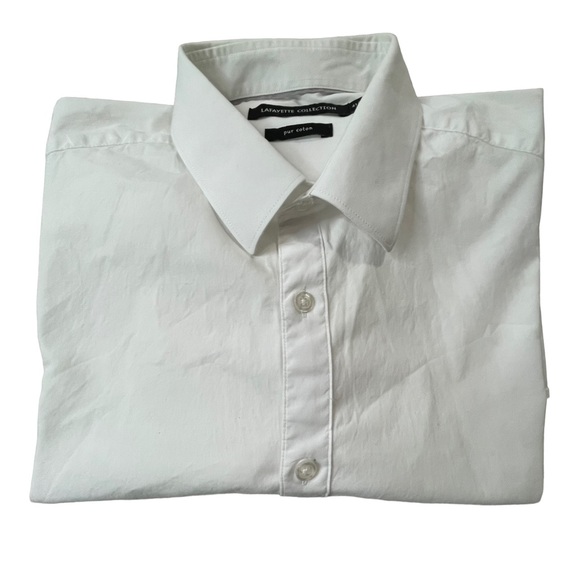 Lafayette Collection women LS Button Down Shirt size 41/42 - Picture 10 of 15